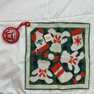 NWT Vivienne Westwood orb charm & washcloth set!